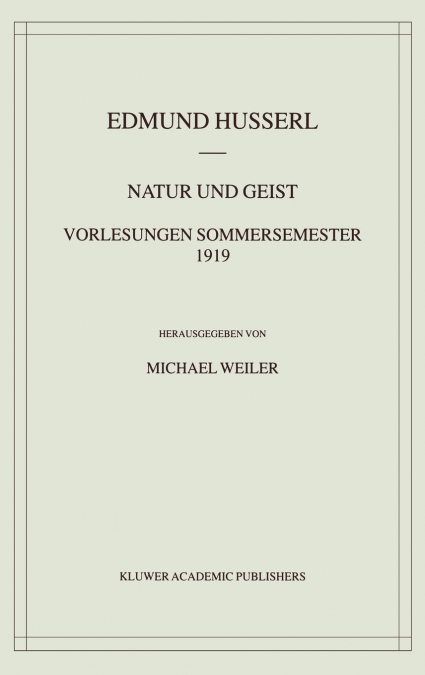 Natur und Geist