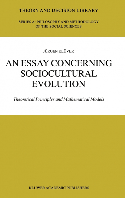 An Essay Concerning Sociocultural Evolution