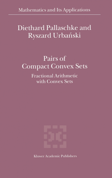 Pairs of Compact Convex Sets