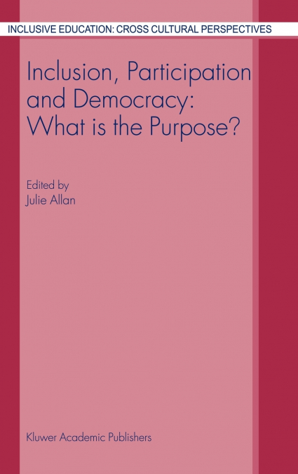 Inclusion, Participation and Democracy