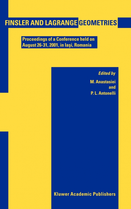 Finsler and Lagrange Geometries