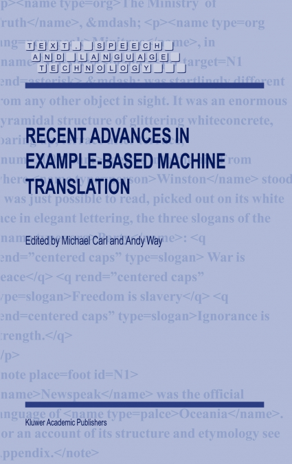 Recent Advances in Example-Based Machine Translation