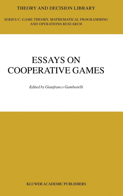 Essay in Cooperative Games