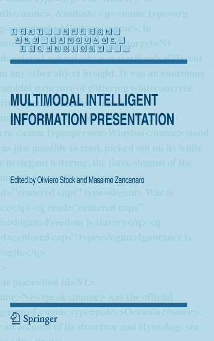 Multimodal Intelligent Information Presentation