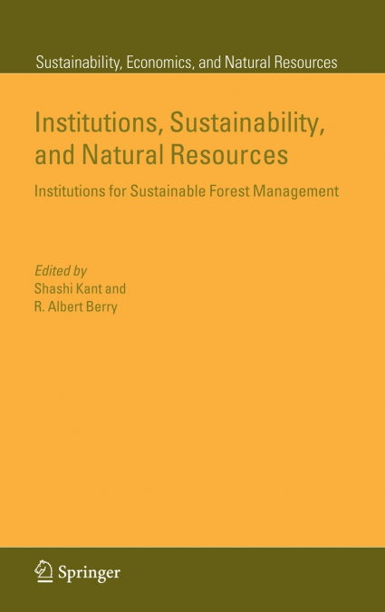 Institutions, Sustainability, and Natural Resources