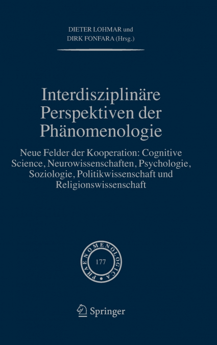 Interdisziplinäre Perspektiven der Phänomenologie