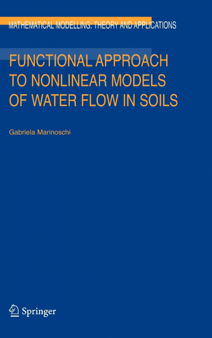 Functional Approach to Nonlinear Models of Water Flow in Soils