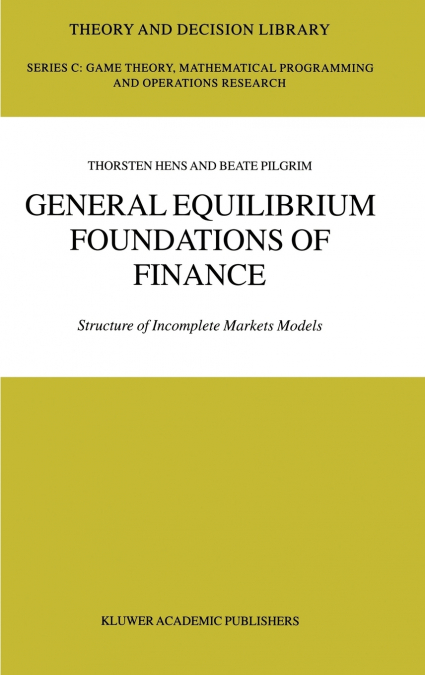General Equilibrium Foundations of Finance