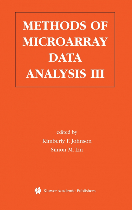 Methods of Microarray Data Analysis III