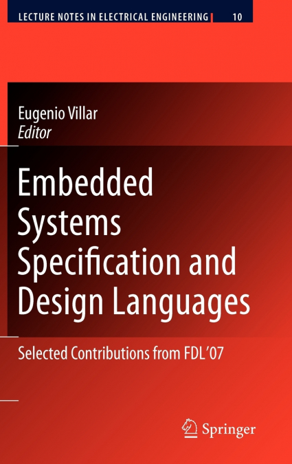 Embedded Systems Specification and Design Languages