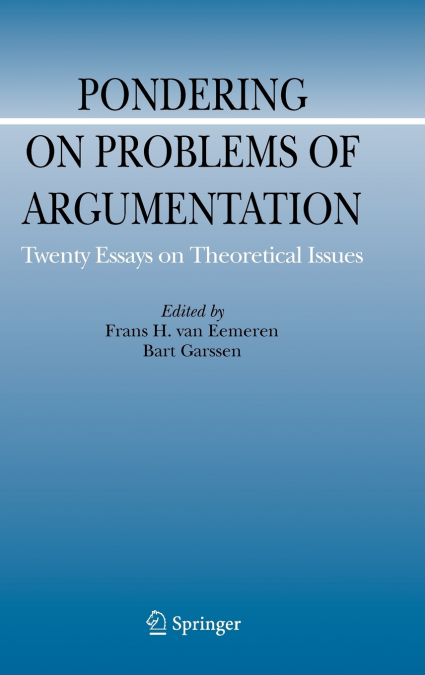 Pondering on Problems of Argumentation