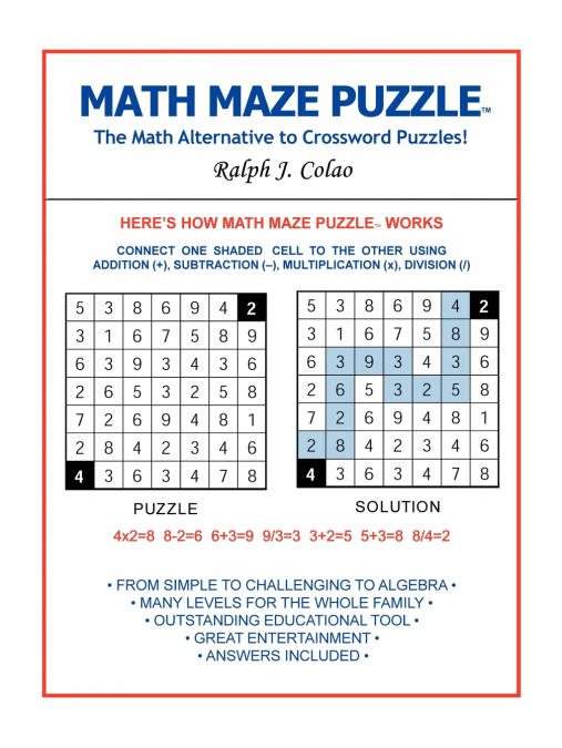 Math Maze Puzzle