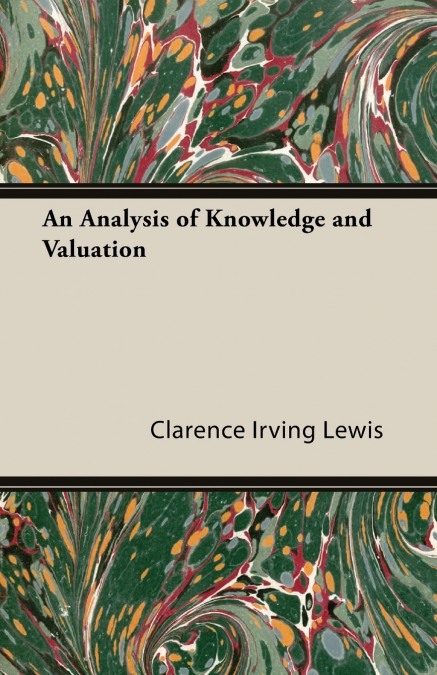 An Analysis of Knowledge and Valuation