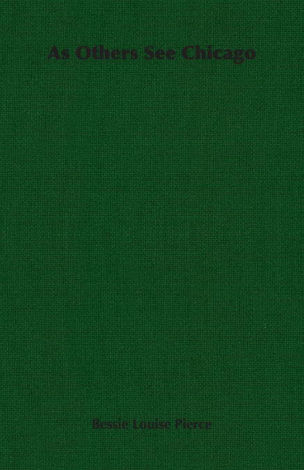 As Others See Chicago