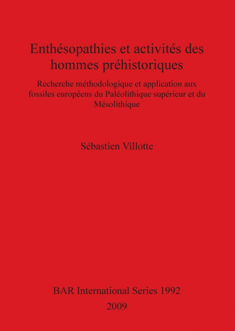 Enthésopathies et activités des hommes préhistoriques