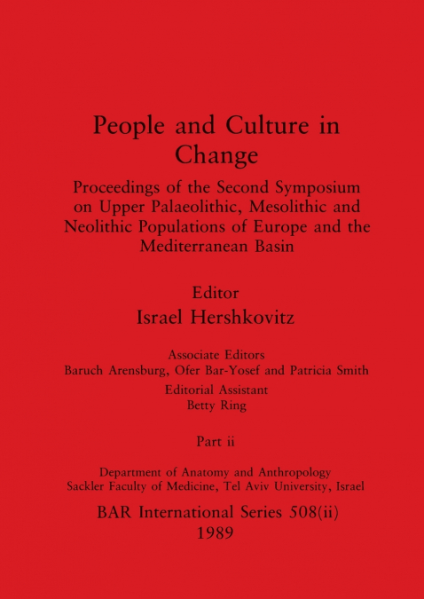 People and Culture in Change, Part ii