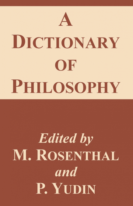 A Dictionary of Philosophy