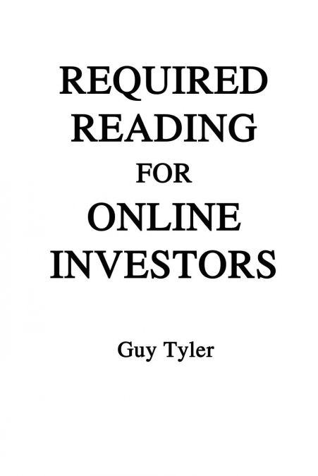 Required Reading for Online Investors