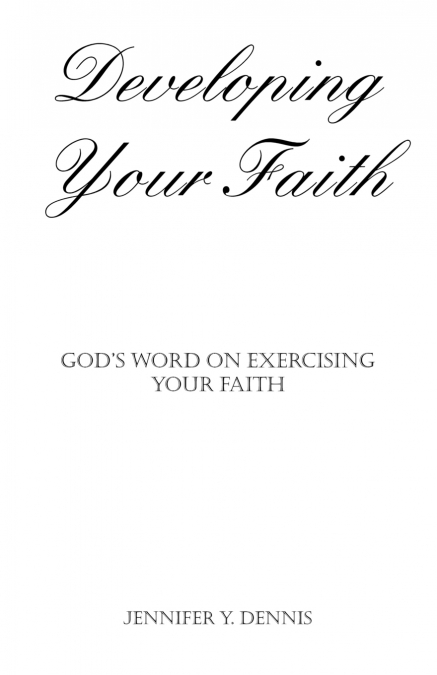 Developing Your Faith