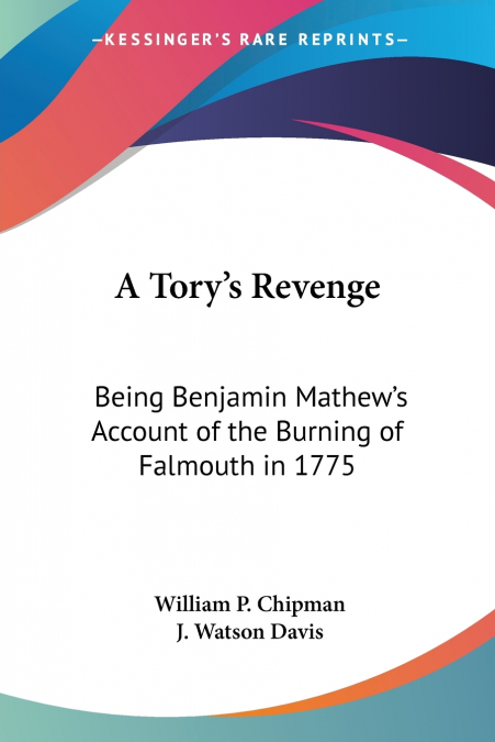 A Tory’s Revenge