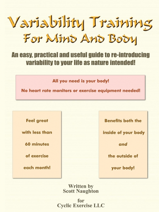Variability Training For Mind And Body