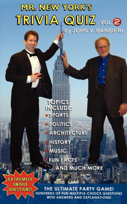 Mr. New York’s Trivia Quiz-Volume 2