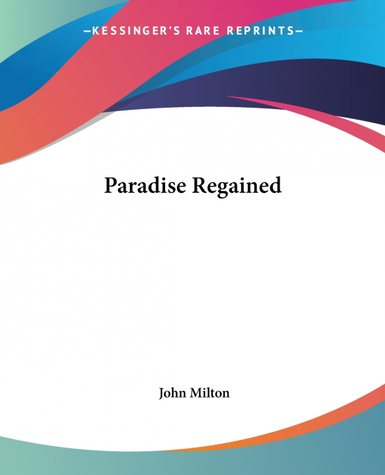 Paradise Regained