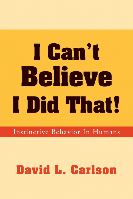 I Can’t Believe I Did That!