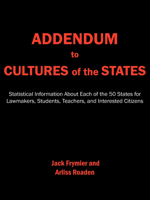 Addendum to Cultures of the States