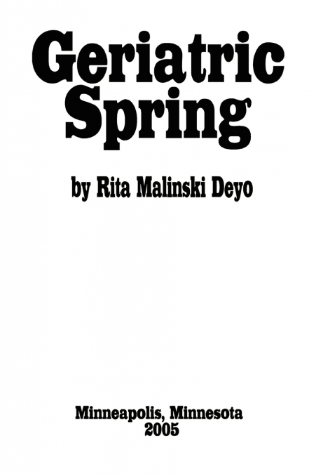 Geriatric Spring
