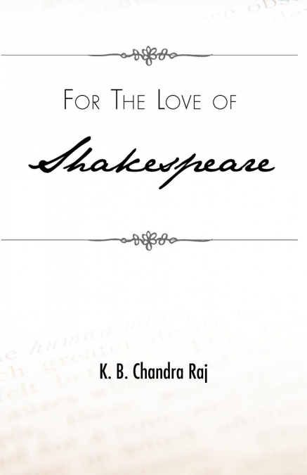 For the Love of Shakespeare
