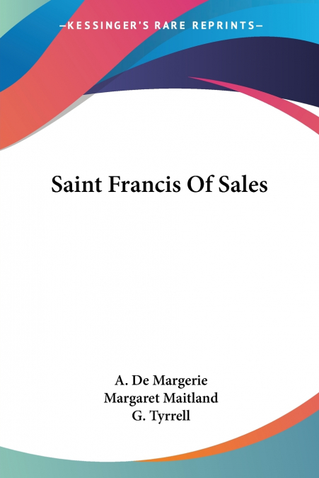 Saint Francis Of Sales