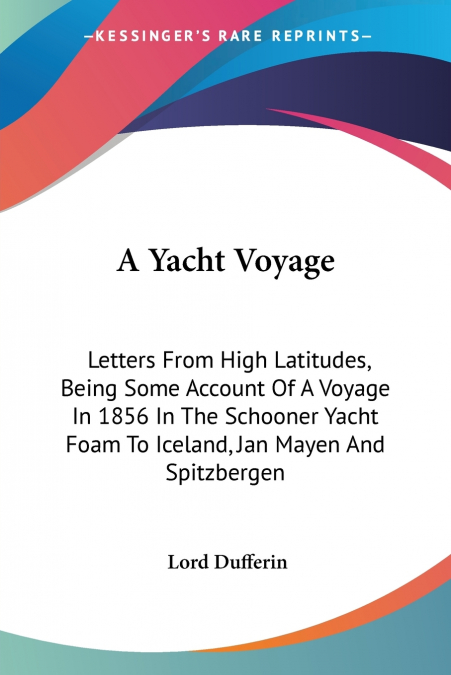 A Yacht Voyage