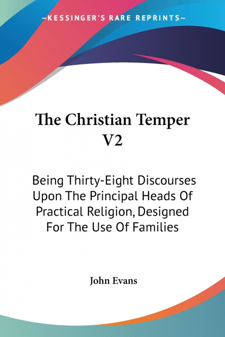 The Christian Temper V2