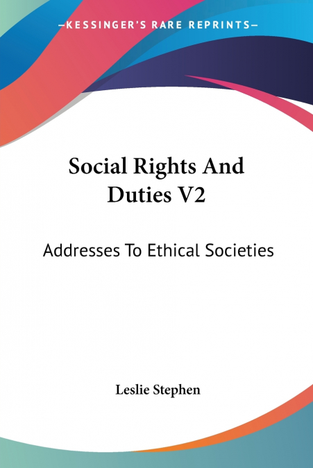 Social Rights And Duties V2