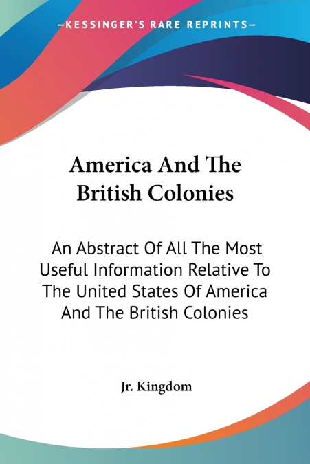 America And The British Colonies