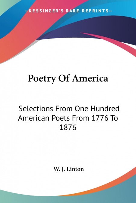 Poetry Of America