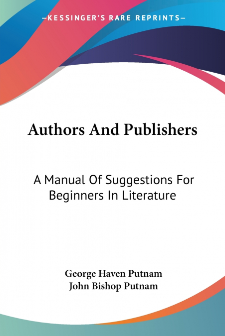 Authors And Publishers