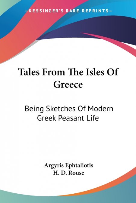 Tales From The Isles Of Greece