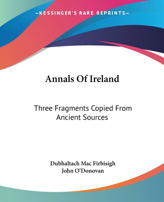 Annals Of Ireland