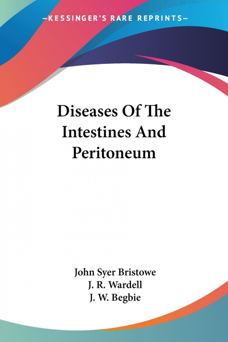 Diseases Of The Intestines And Peritoneum