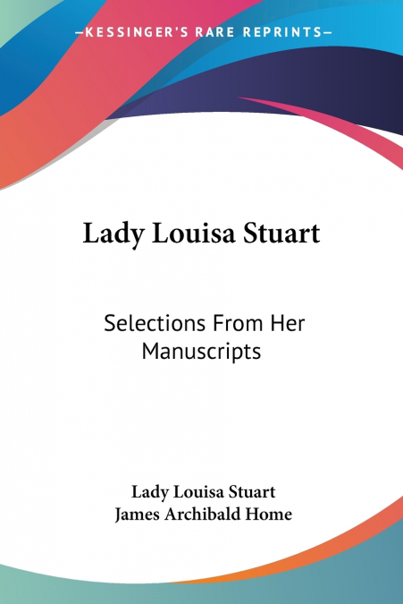 Lady Louisa Stuart