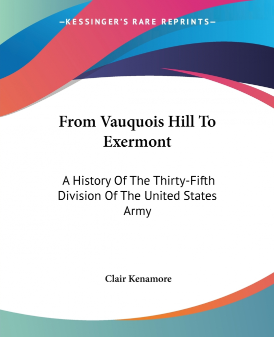 From Vauquois Hill To Exermont