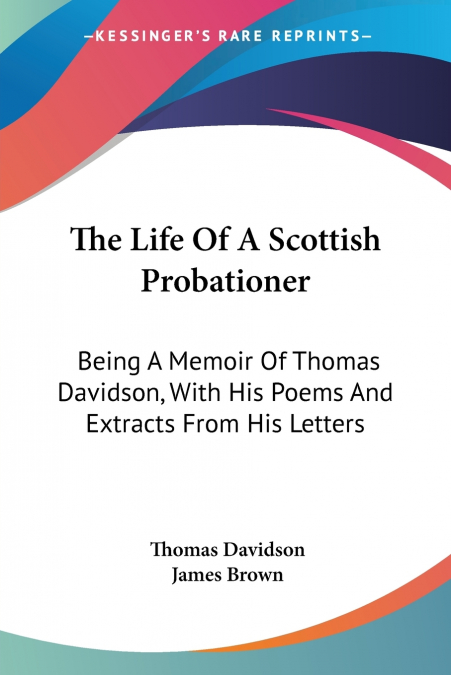 The Life Of A Scottish Probationer