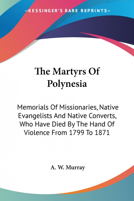 The Martyrs Of Polynesia