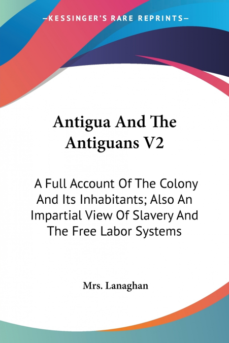 Antigua And The Antiguans V2