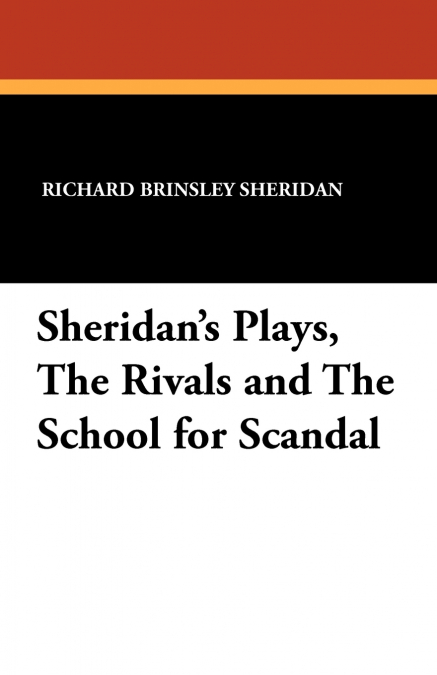 Sheridan’s Plays