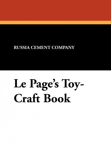 Le Page’s Toy-Craft Book