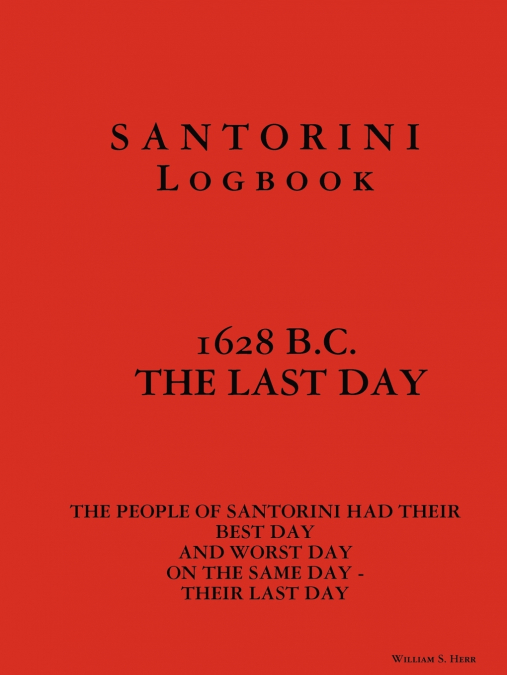 Santorini Logbook 1628 B.C.