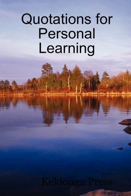 Quotations for Personal Learning